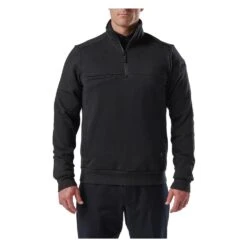 Men's 5.11 Job Shirt 1/4 Zip 2.0 Black
