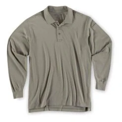 Men's 5.11 Long Sleeve Tactical Polos Tan