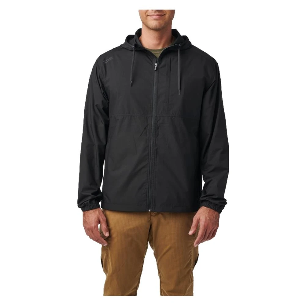 Men's 5.11 Radar Packable Hooded Jacket Black 1 Men's 5.11 Radar Packable Hooded Jacket Black