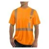 Men's Carhartt Force Hi-Vis Class 2 T-Shirt Orange