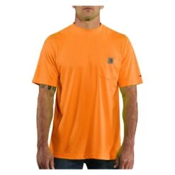 Men's Carhartt Force Hi-Vis Color Enhanced T-Shirt Orange