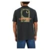 Men's Carhartt Loose Fit Heavyweight Camo Logo Graphic T-Shirt Black