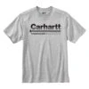 Men's Carhartt Relaxed Fit Heavyweight Outdoors Graphic T-Shirt Gray