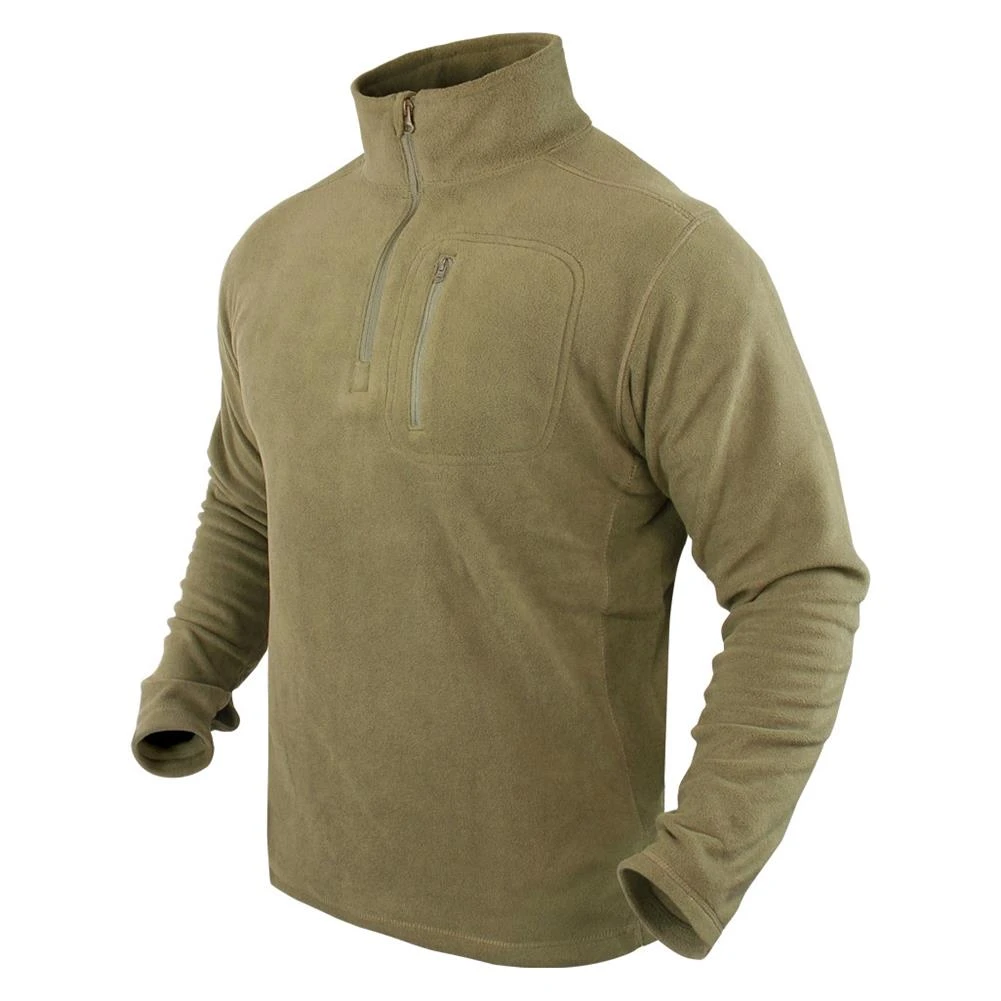Condor 1/4 Zip Fleece Pullover Tan 1 Condor 1/4 Zip Fleece Pullover Tan