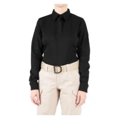 Women's First Tactical V2 Pro Long Sleeve Performance Shirt Black~2