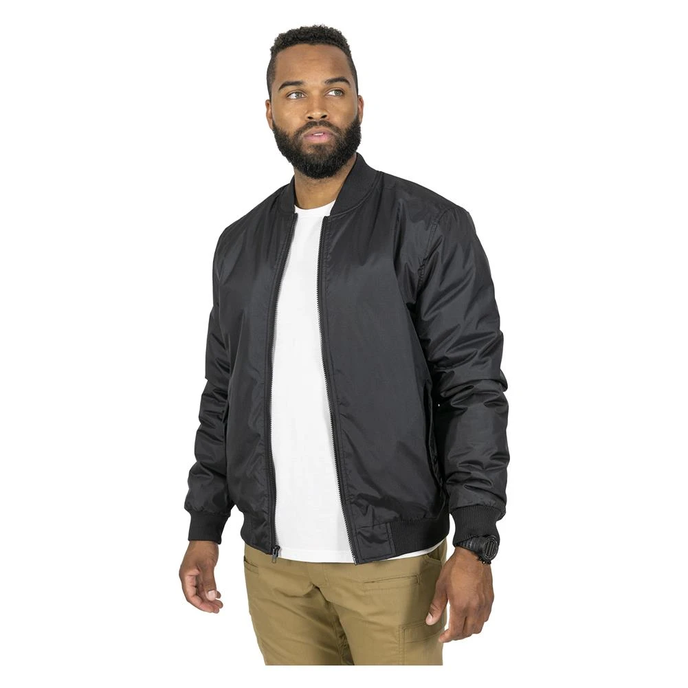 Men's Mission Made Bomber Jacket Black 1 Men's Mission Made Bomber Jacket Black