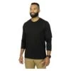 Men's Mission Made Long Sleeve Crew Neck T-Shirts (2 Pack) Black