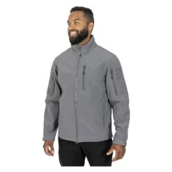Men's Mission Made Soft Shell Jacket Gray