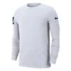 Men's Nike Dri-Fit Cotton Long Sleeve T-Shirt White