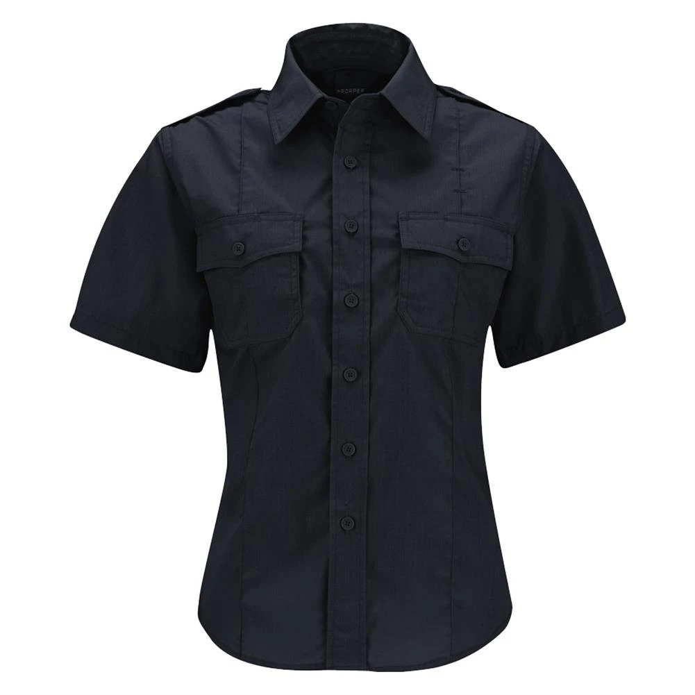 Women's Propper Class B Ripstop Shirt Navy~2 1 Women's Propper Class B Ripstop Shirt Navy~2