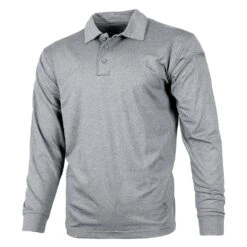 Men's Propper EdgeTec Long Sleeve Polo Gray~1