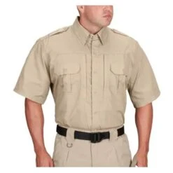Men's Propper Lightweight Short Sleeve Tactical Shirt Khaki