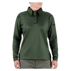 Women's Propper Long Sleeve ICE Polo Green