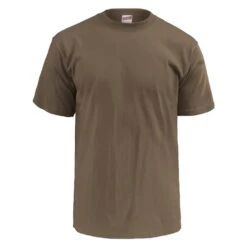 Men's Soffe Lightweight Military T-Shirt (3 Pack) Brown