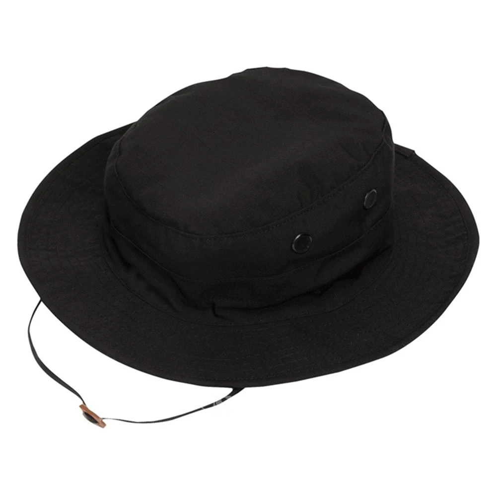 TRU-SPEC Poly / Cotton Ripstop Gen II Adjustable Boonie Black 1 TRU-SPEC Poly / Cotton Ripstop Gen II Adjustable Boonie Black