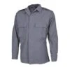 Men's TRU-SPEC Poly / Cotton Ripstop Long Sleeve Tactical Shirt Gray