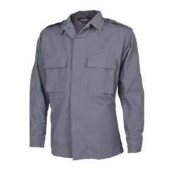 Men's TRU-SPEC Poly / Cotton Ripstop Long Sleeve Tactical Shirt Gray