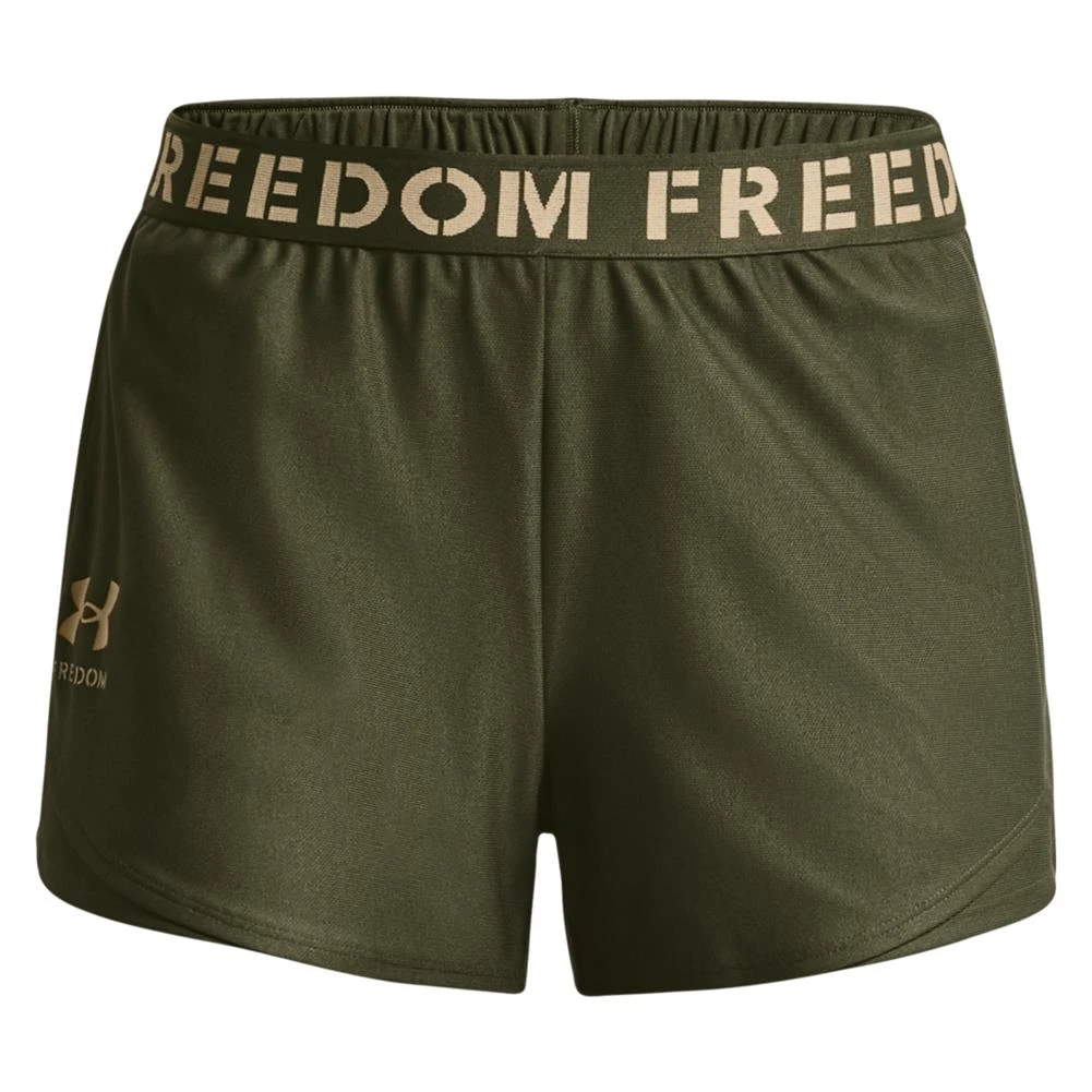 Women's Under Armour New Freedom Playup Shorts Green 1 Women's Under Armour New Freedom Playup Shorts Green