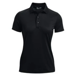 Women's Under Armour Perf Range Polo 2.0 Black