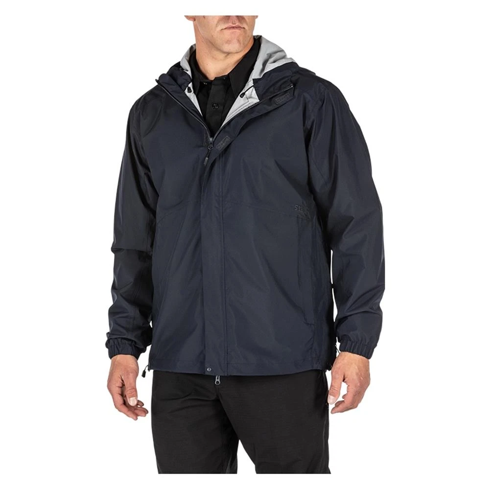 Men's 5.11 Duty Rain Shell Navy 2 Men's 5.11 Duty Rain Shell Navy - Image 2