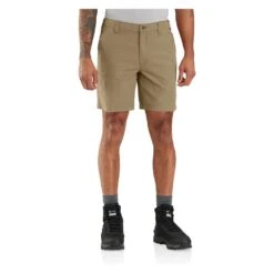 Men's Carhartt Rugged Flex Relaxed Fit 8in Canvas Work Shorts Khaki -Carhart Clothing Shop 1 1001 carhartt rugged flex relaxed fit 8in canvas work shorts dark khaki