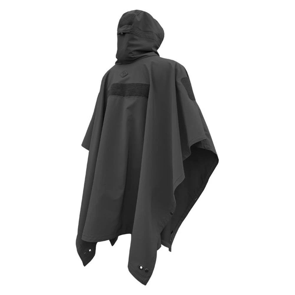 Men's Hazard 4 Poncho Villa Technical Softshell Poncho Black 2 Men's Hazard 4 Poncho Villa Technical Softshell Poncho Black - Image 2