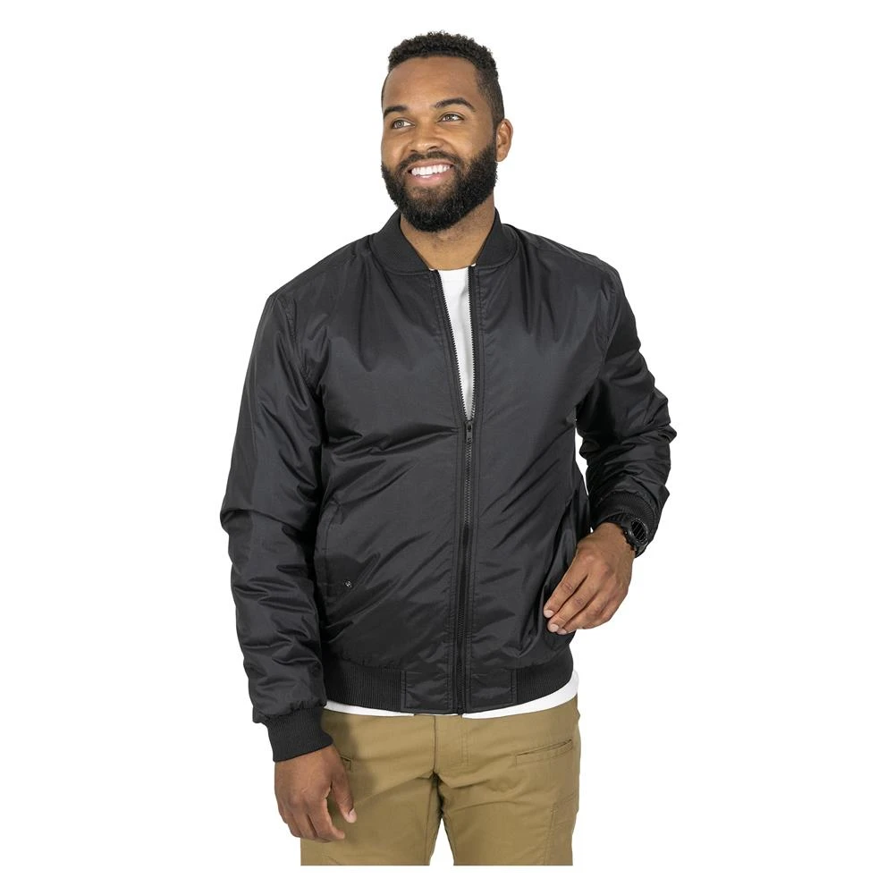 Men's Mission Made Bomber Jacket Black 2 Men's Mission Made Bomber Jacket Black - Image 2