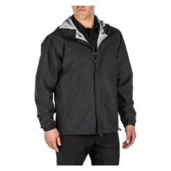 Men's 5.11 Duty Rain Shell Black -Carhart Clothing Shop 2 1001 511 duty rain shell black