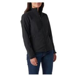 Women's 5.11 Leone Softshell Jacket Black -Carhart Clothing Shop 2 1001 511 leone softshell jacket black