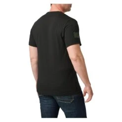 Men's 5.11 Woodland Camo Fill T-Shirt Black -Carhart Clothing Shop 2 1001 511 woodland camo fill t shirt black