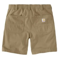 Men's Carhartt Rugged Flex Relaxed Fit 8in Canvas Work Shorts Khaki -Carhart Clothing Shop 2 1001 carhartt rugged flex relaxed fit 8in canvas work shorts dark khaki