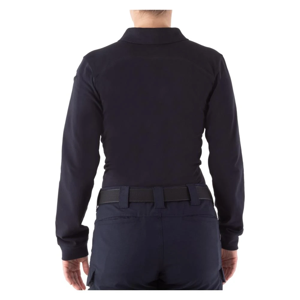 Women's First Tactical Long Sleeve Polo Navy~2 3 Women's First Tactical Long Sleeve Polo Navy~2 - Image 3