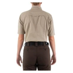 Women's First Tactical Pro Duty Uniform Short Sleeve Shirt Tan~2 -Carhart Clothing Shop 2 1001 first tactical pro duty uniform short sleeve shirt silver tan2