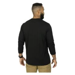 Men's Mission Made Long Sleeve Crew Neck T-Shirts (2 Pack) Black -Carhart Clothing Shop 2 1001 mission made long sleeve crew neck t shirts 2 pack black