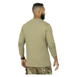Men's Mission Made Long Sleeve Crew Neck T-Shirts (2 Pack) Coyote -Carhart Clothing Shop 2 1001 mission made long sleeve crew neck t shirts 2 pack coyote