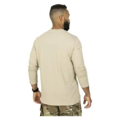 Men's Mission Made Long Sleeve Crew Neck T-Shirts (2 Pack) Tan -Carhart Clothing Shop 2 1001 mission made long sleeve crew neck t shirts 2 pack desert tan