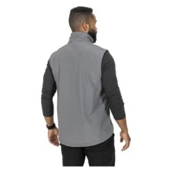 Men's Mission Made Soft Shell Vest Gray -Carhart Clothing Shop 2 1001 mission made soft shell vest wolf gray