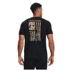 Men's Under Armour Freedom Flag Camo T-Shirt Black -Carhart Clothing Shop 2 1001 under armour freedom flag camo t shirt black