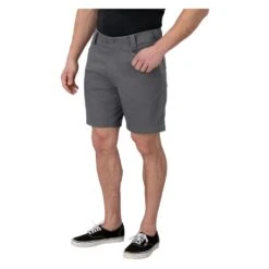 Men's Vertx 8.5" Cutback Shorts Gray -Carhart Clothing Shop 2 1001 vertx 8 5 cutback shorts spine gray