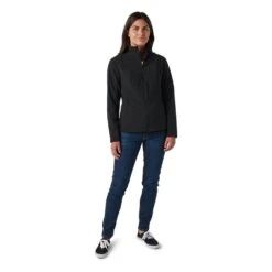 Women's 5.11 Leone Softshell Jacket Black -Carhart Clothing Shop 3 1001 511 leone softshell jacket black