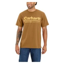 Men's Carhartt Relaxed Fit Heavyweight Outdoors Graphic T-Shirt Brown -Carhart Clothing Shop 3 1001 carhartt relaxed fit heavyweight outdoors graphic t shirt carhartt brown