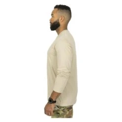 Men's Mission Made Long Sleeve Crew Neck T-Shirts (2 Pack) Tan -Carhart Clothing Shop 3 1001 mission made long sleeve crew neck t shirts 2 pack desert tan