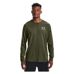 Men's Under Armour Freedom Flag Long Sleeve T-Shirt Green -Carhart Clothing Shop 3 1001 under armour freedom flag long sleeve t shirt marine od green