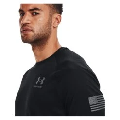 Men's Under Armour Freedom Tech T-Shirt Gray -Carhart Clothing Shop 3 1001 under armour freedom tech ss t shirt black pitch gray